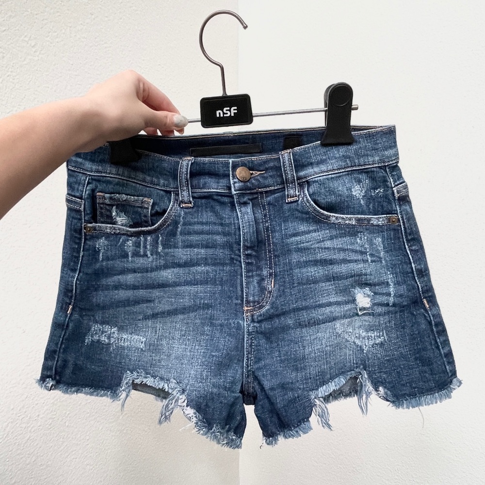 SP Black label Distressed High Waisted Shorts